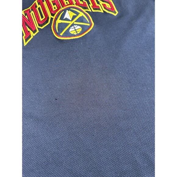 NBA Youth Denver Nuggets Jersey Tank Top Polyester Embroidered Navy Size L - Picture 6 of 10